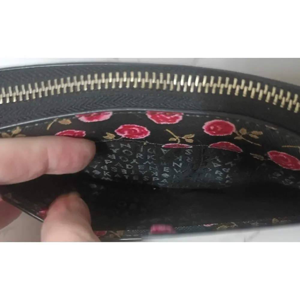 KATE SPADE Laurel Way Neda Hazy Rose Zip-Around Wallet - NWOT